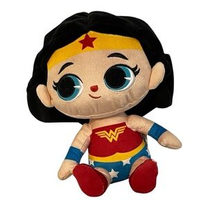 DC Comics Wonder Woman Plush with Red and Blue Outfit